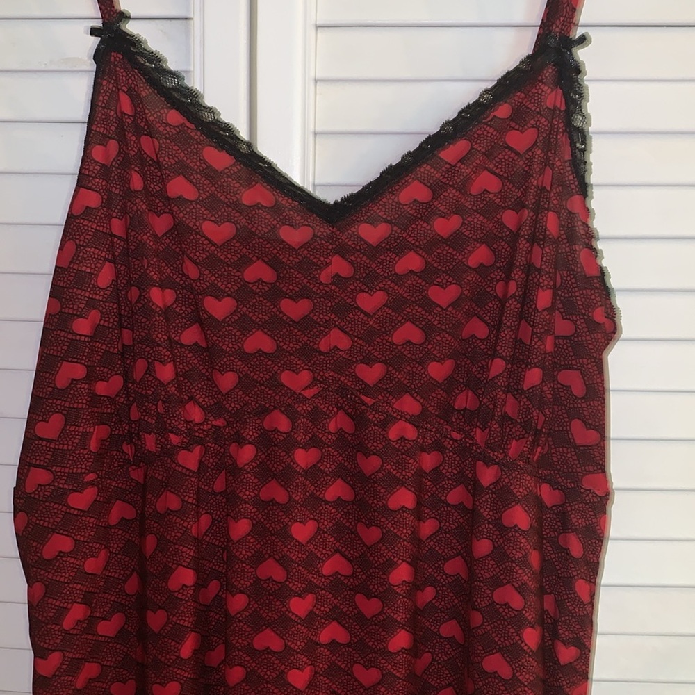 Rene rofe lace Satin heart nighty  xl - Picture 5 of 7